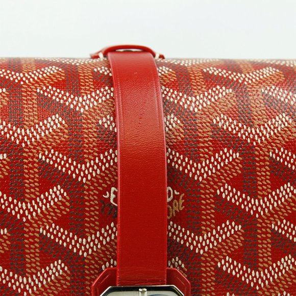 Goyard Goyardine Red Watch Case - Picture 5 of 16